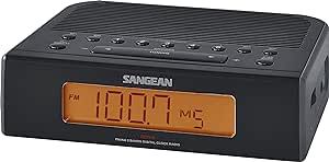 Sangean RCR-5BK AM/FM Digital Tuning Clock Radio